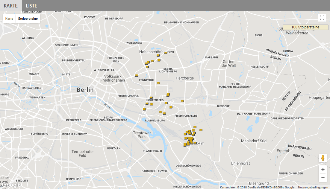 StolpersteinKarte Lichtblicke