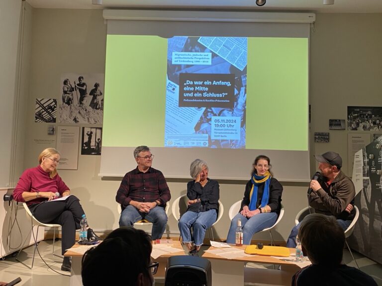 Bericht von der Veranstaltung „`Da war ein Anfang, eine Mitte und ein Schluss?´ Migrantische, jüdische und antifaschistische Perspektiven auf Lichtenberg 1990-2010“