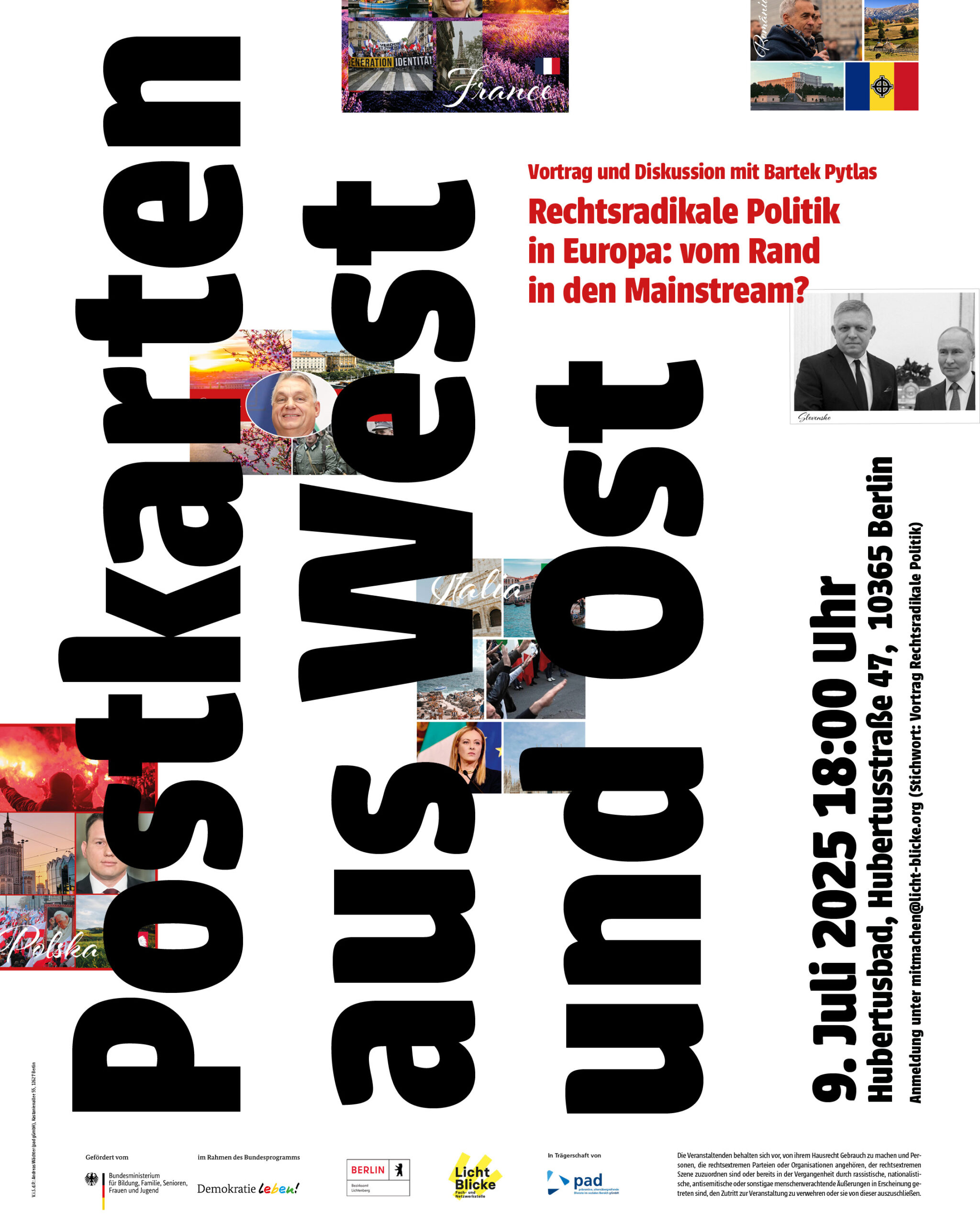 Postkarten aus West und Ost - Rechtsradikale Politik in Europa